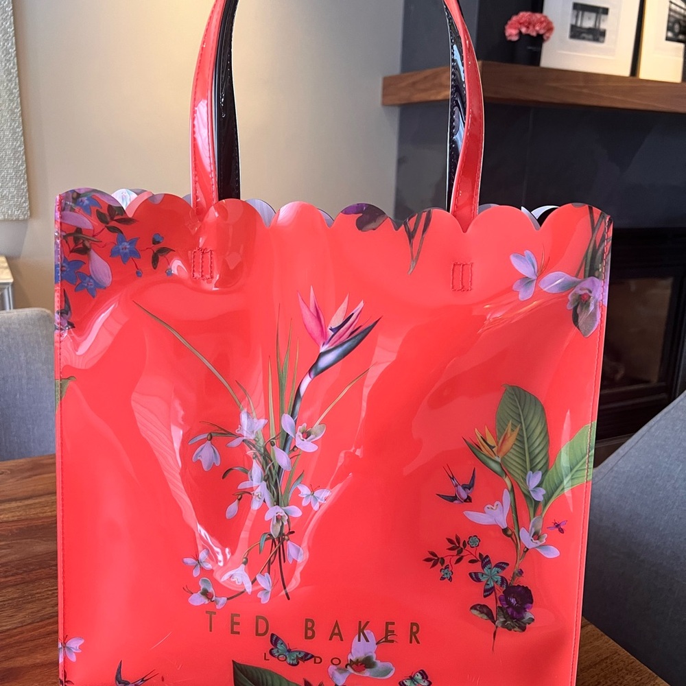 Ted Baker 2 tones Floral Tote Bag - Rare model